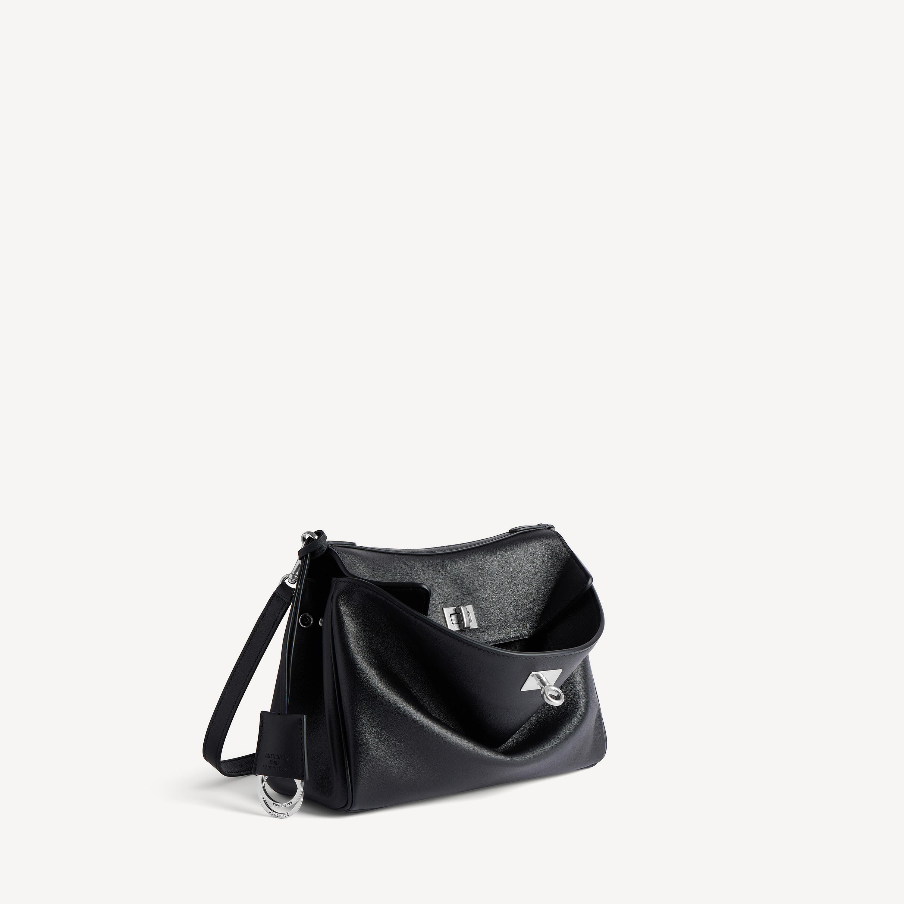 Мужская маленькая сумка-мессенджер rodeo в черном цвете BALENCIAGA, черный — фото 2