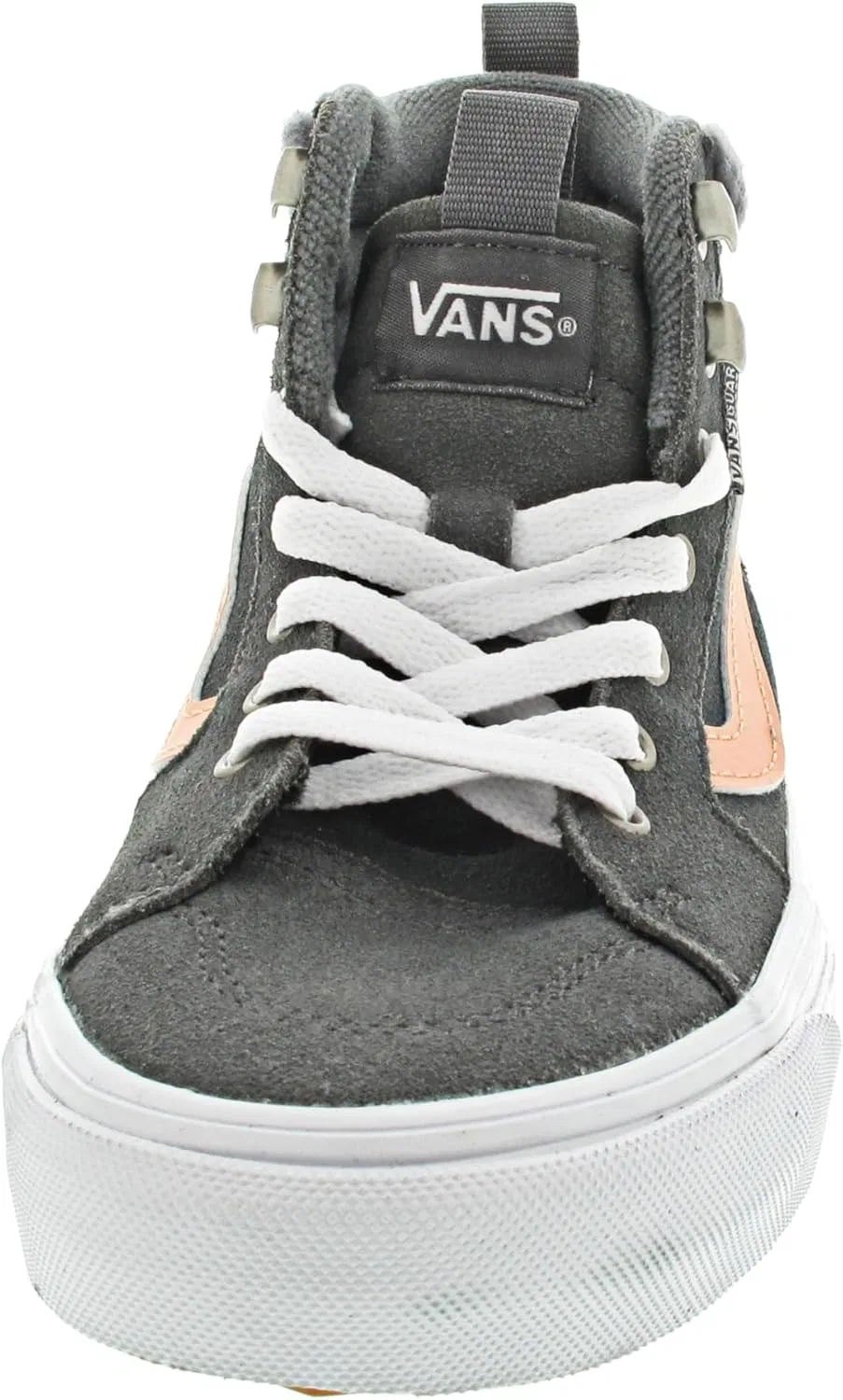 Кроссовки Vans Girl's Filmore Hi Vansguard, Suede Sherpa Pewter — фото 4