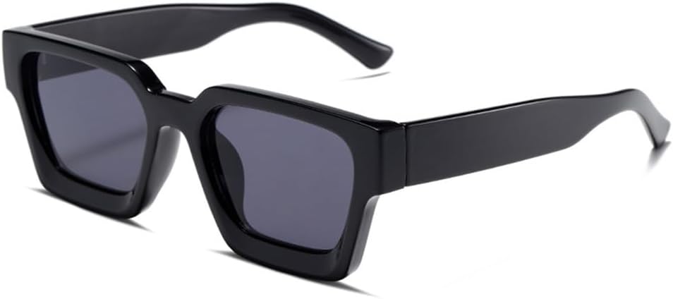 

Солнцезащитные очки с защитой от УФ-излучения UV400 - Толстая оправа, металлические шарниры, градиентная расцветка, подходят для женщин и мужчин, для бега и занятий спортом на открытом воздухе UYPTK, Black Grey