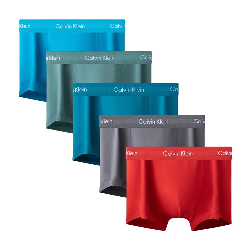 Трусы Men's 5 Pack Calvin Klein, зеленый/темно-серый/синий/черный — фото 4