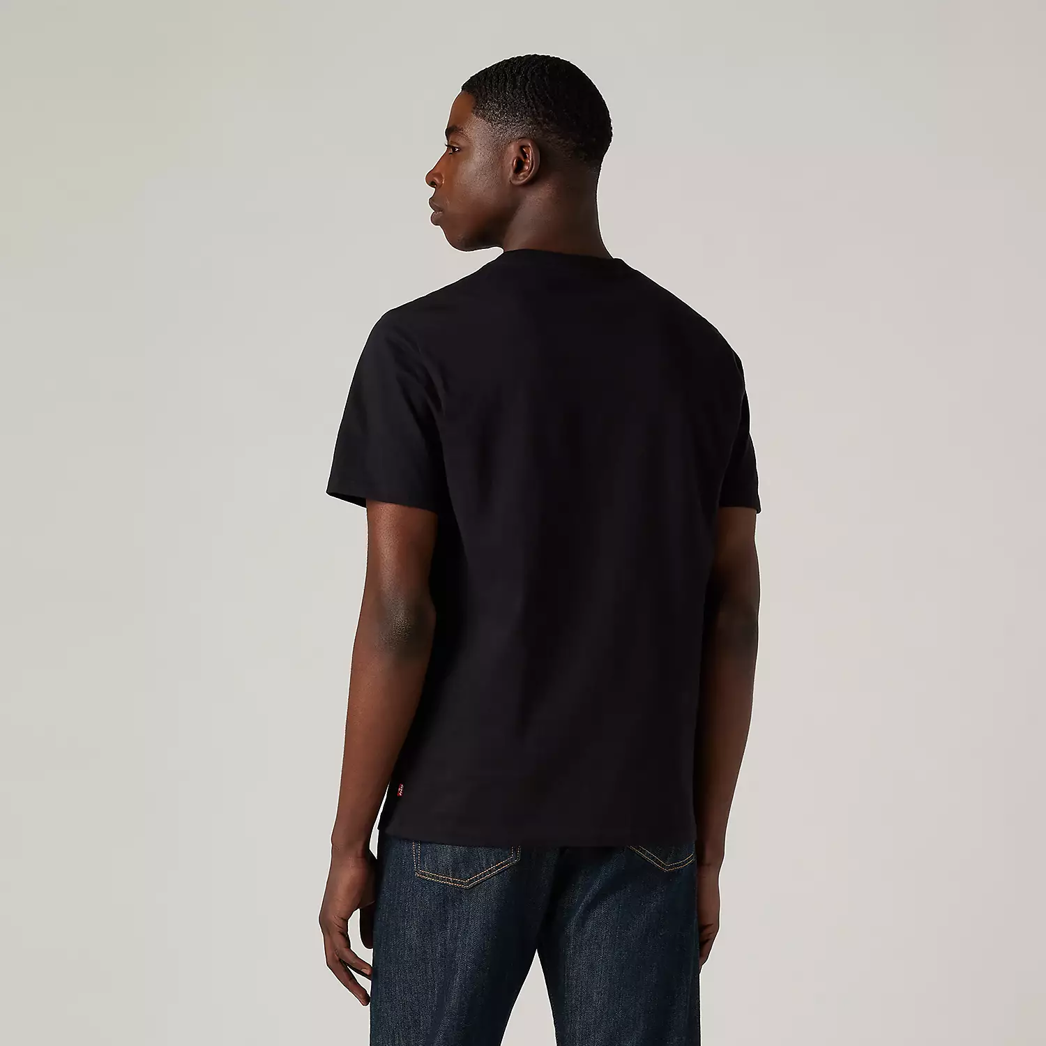 Классическая футболка с логотипом Levi's, цвет Black — фото 3