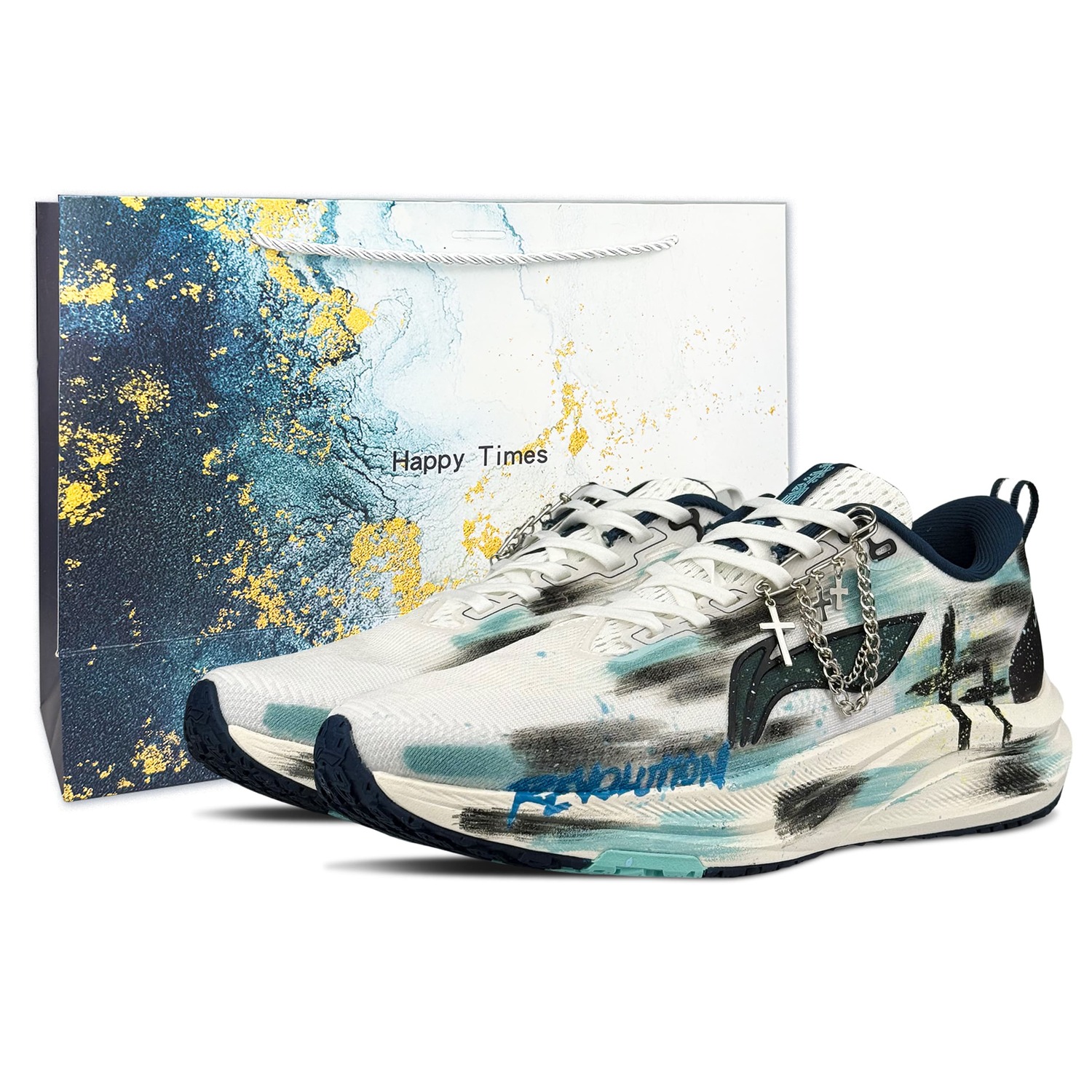 

LINING Кроссовки Red Hare 8 мужские низкие White Blue