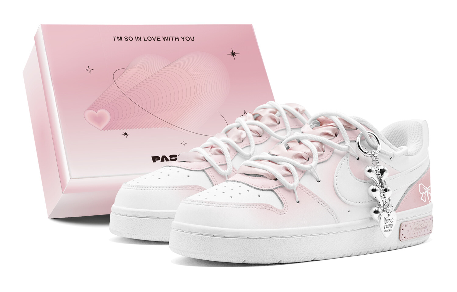 

Кроссовки Nike Court Borough Skateboard Shoes Women's Low-Top Pink White, Белый, Кроссовки Nike Court Borough Skateboard Shoes Women's Low-Top Pink White