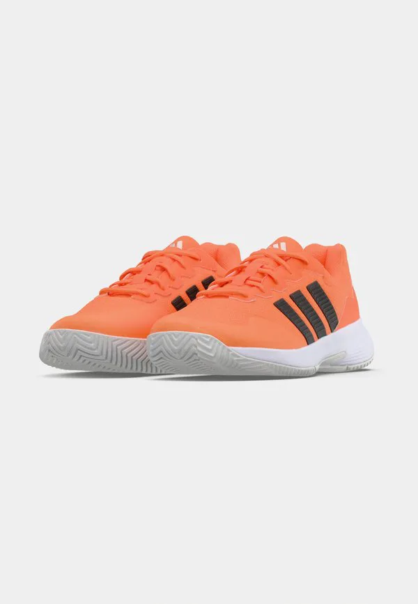 Теннисные кроссовки gamecourt 2m all-court Adidas Performance, Lucid Orange/Core Black/Silver-Coloured Metallic — фото 3