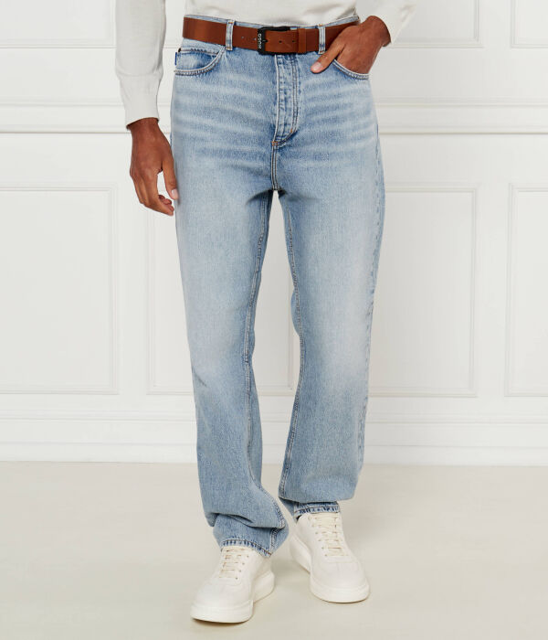 

Джинсы в ночи Loose fit Hugo Blue, синий
