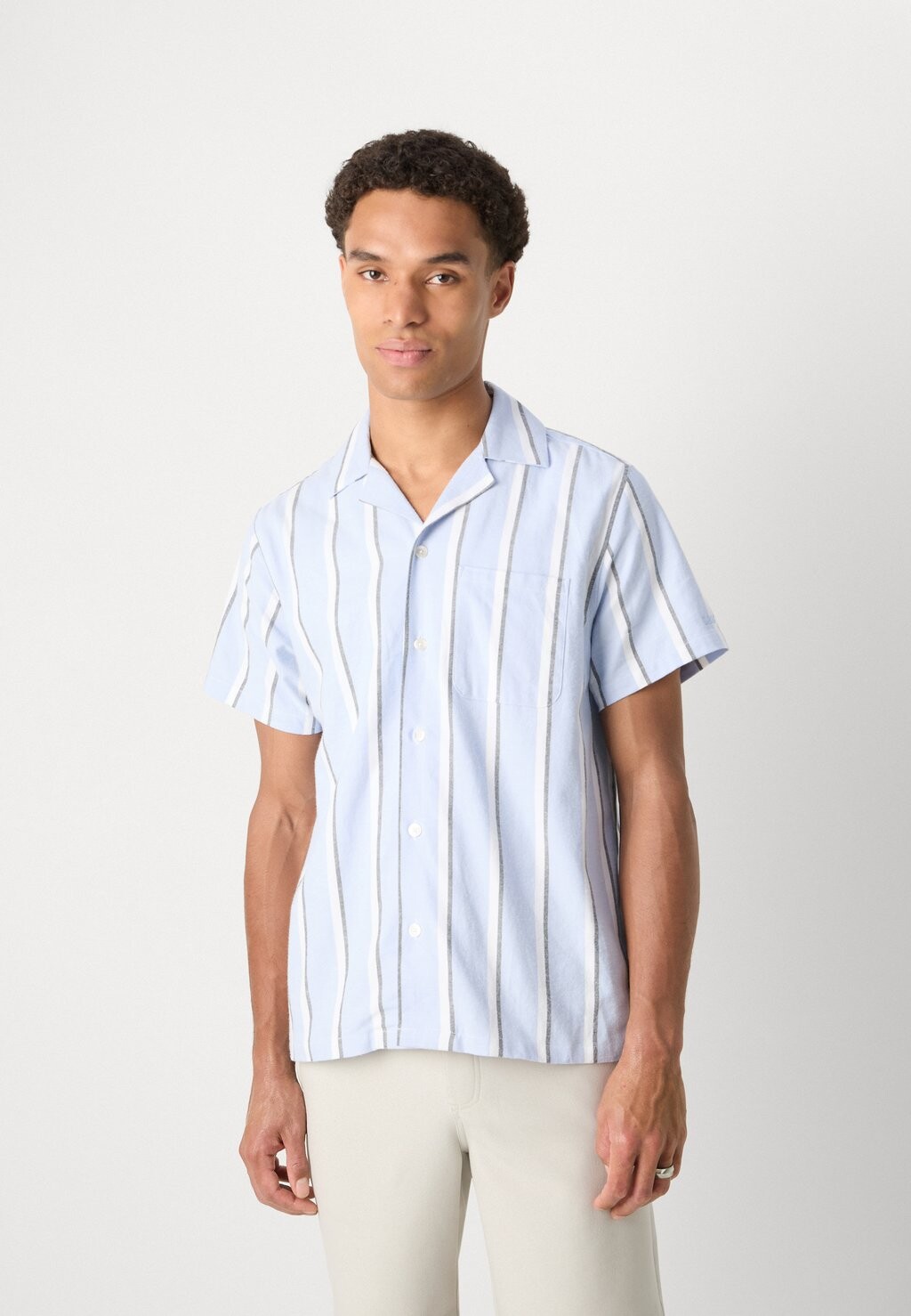 

Рубашка LAWSON STRIPE SHIRT Les Deux, светло-голубой