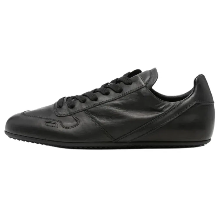 Кеды из телячьей кожи RICK OWENS Original Shoe Box Included черные