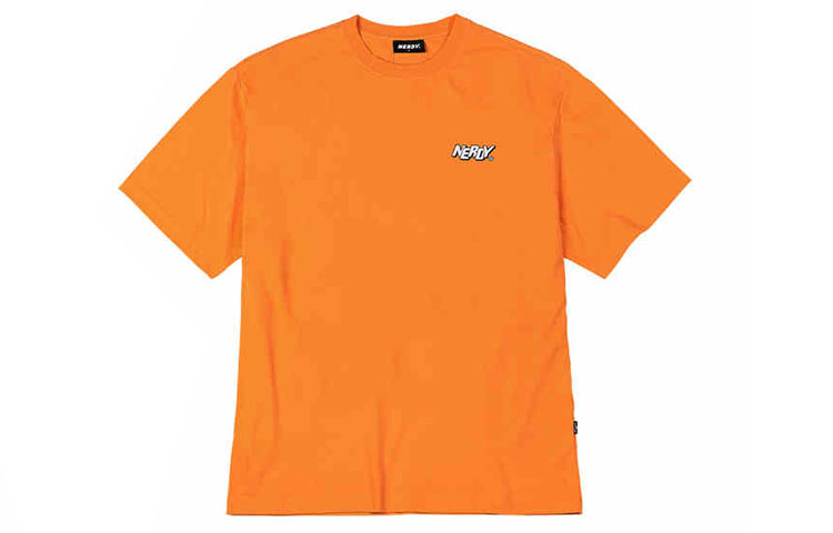

Футболка прямая Unisex Orange Nerdy, оранжевый