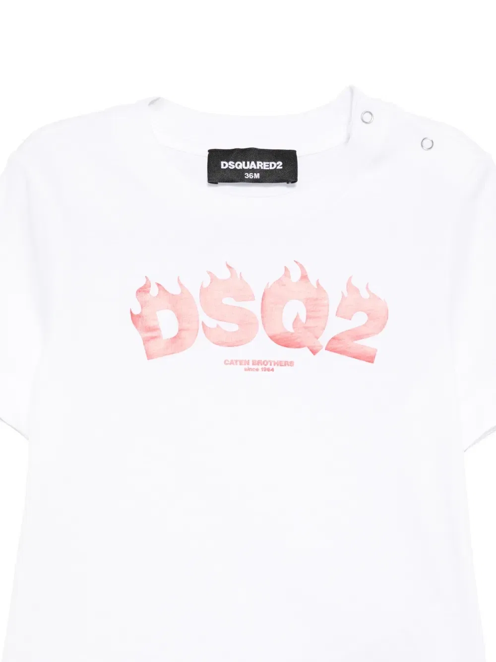 Футболка с короткими рукавами Dsquared2 Kids, белый — фото 3