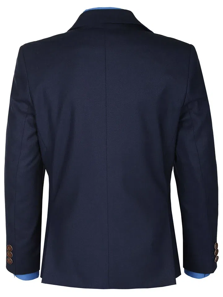 Блейзер slim fit G.O.L. FINEST COLLECTION, темно-синий — фото 3
