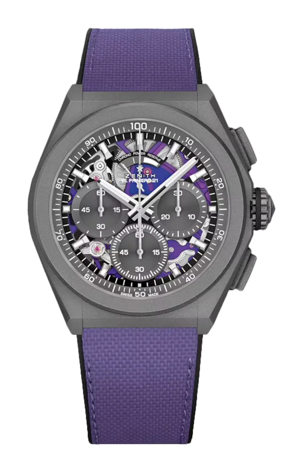 DEFY 21 УЛЬТРАФИОЛЕТ - 97.9001.9004/80.R922 ZENITH, черный