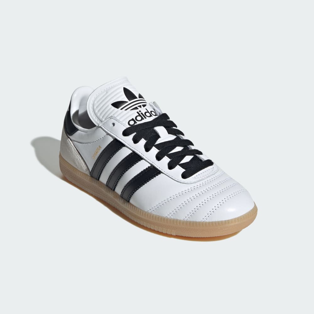 Кроссовки Adidas Samba JP Shoes Kids, цвет Cloud White/Core Black/Gum — фото 4