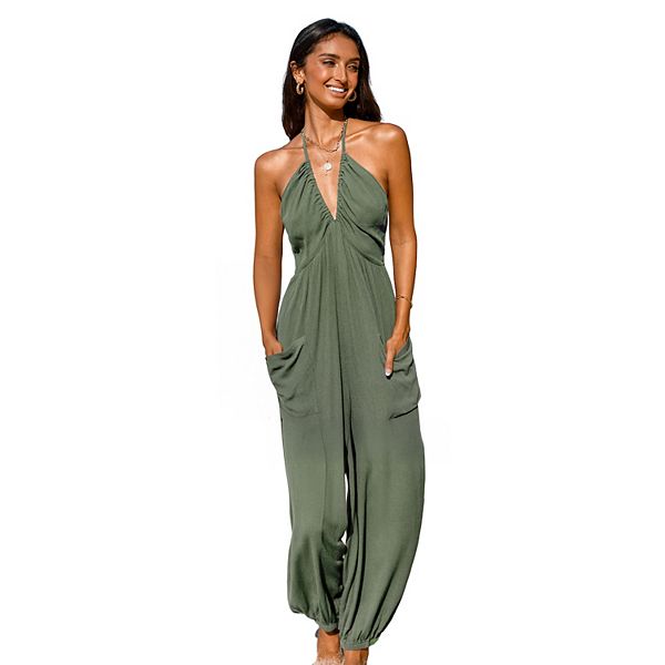 

Джемпер без рукавов на бретелях с карманами для подростков Cupshe