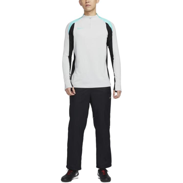 Nike Футболка Dri-Fit Soccer Jerseys Men's Dusty Light/Black/Vivid Royal Blue/Active Royal Blue — фото 4
