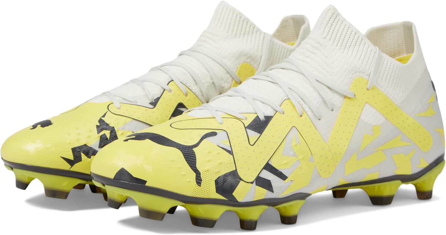 

Кроссовки PUMA Future Match Firm Ground/Artificial Ground, цвет Sedate Gray/Asphalt/Yellow Blaze