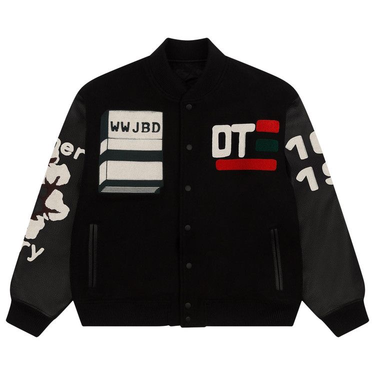 

Куртка Denim Tears x Cactus Plant Flea Market Cactus Tears Varsity Jacket, Black