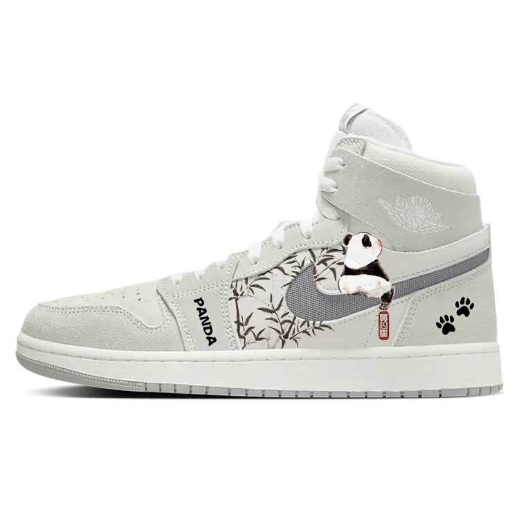 

Баскетбольные кроссовки Air 1 Vintage Men High-Top Grey/White Jordan, Белый, Баскетбольные кроссовки Air 1 Vintage Men High-Top Grey/White Jordan