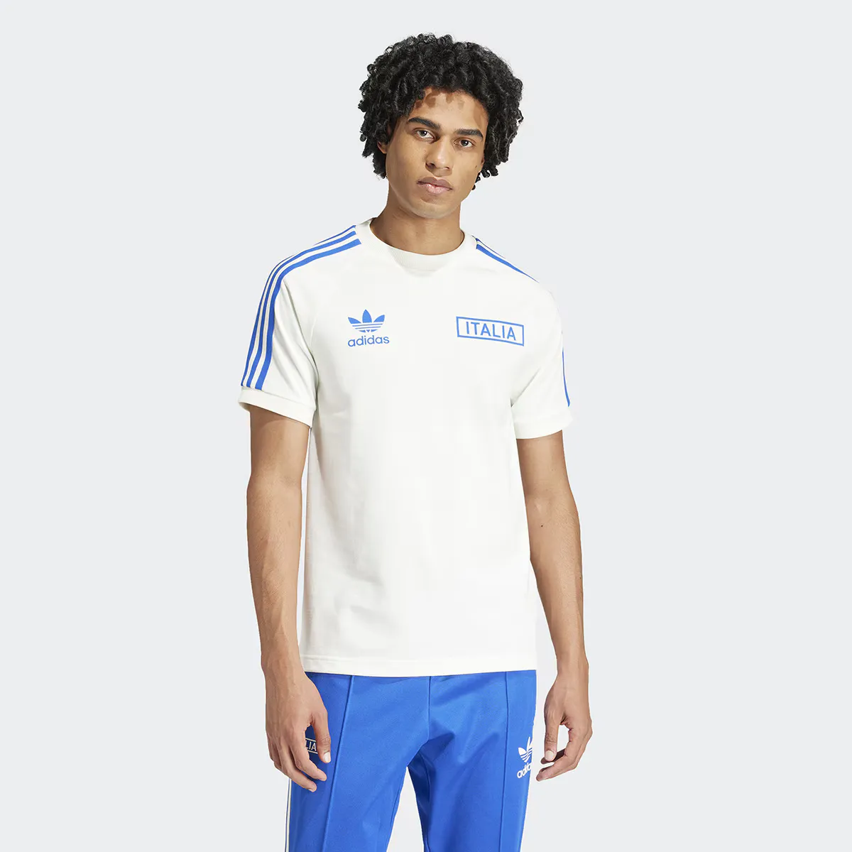 

Мужская футболка Adidas Originals Adicolor Classics Italia с тремя полосками, белый