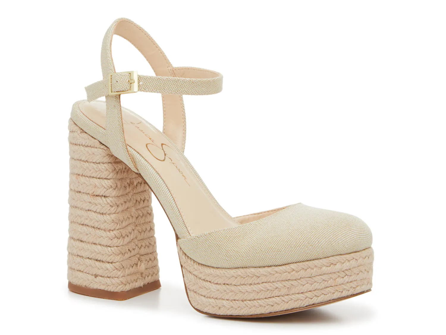 

Туфли Ezulah Platform Pump Jessica Simpson, цвет naturalbeige_gold