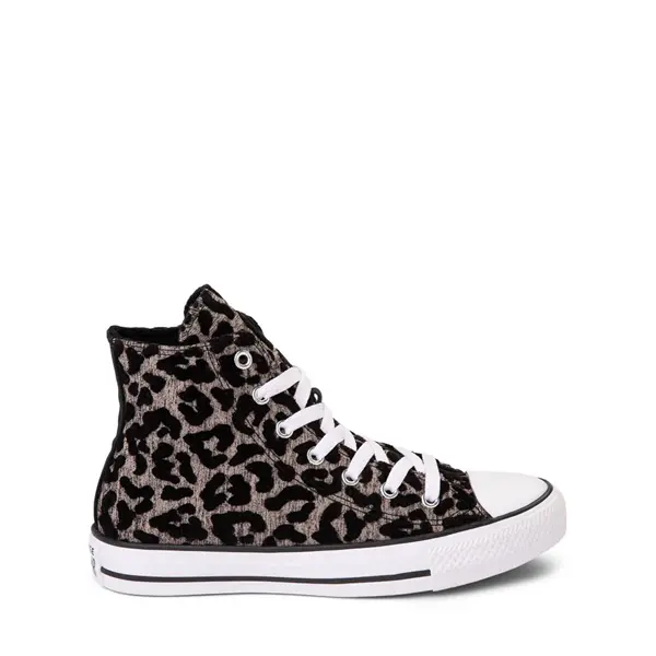 

Кроссовки Converse Chuck Taylor All Star Hi Leopard Love — Big Kid, черный