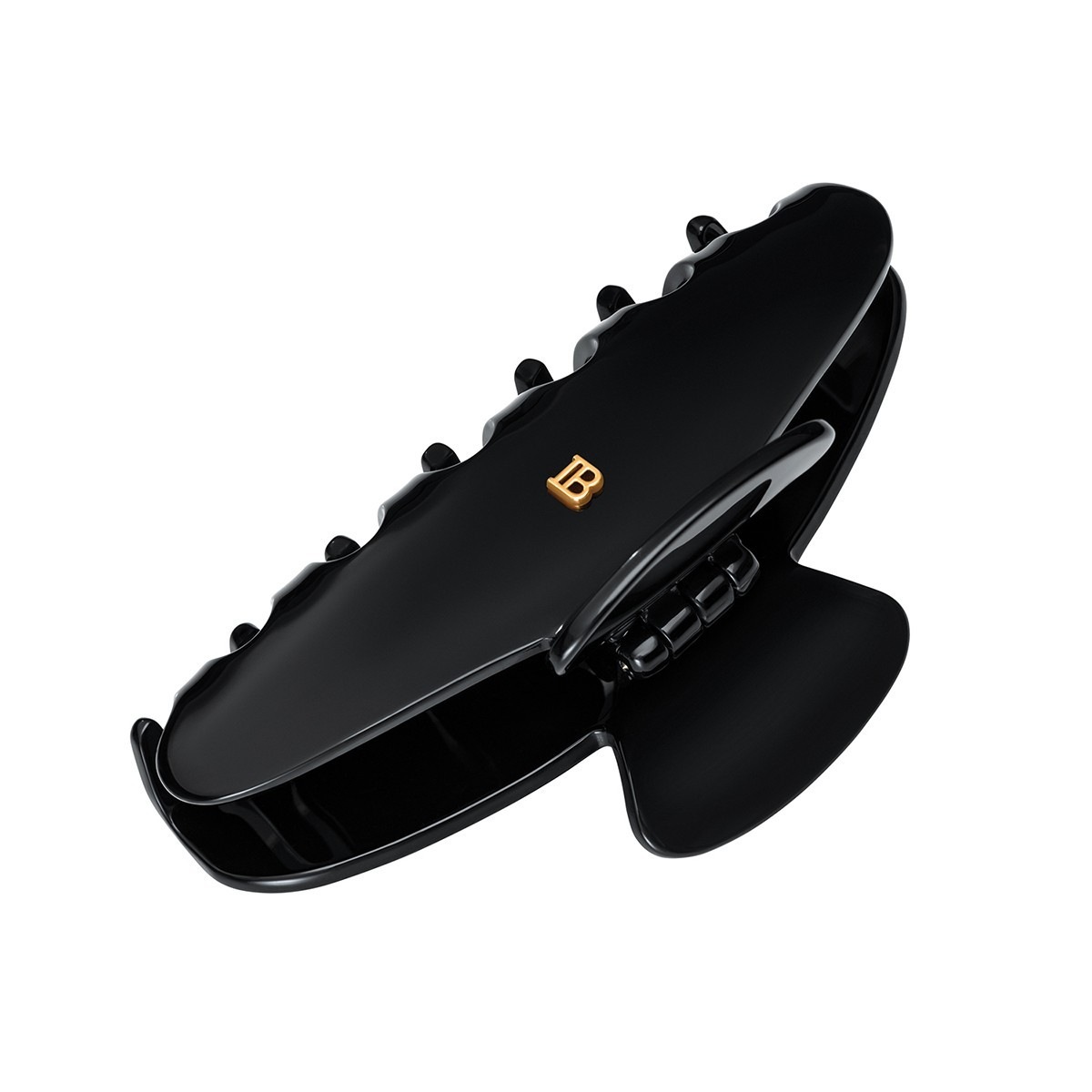 Заколка для волос Balmain Hair Couture Cellulose Acetate Pince ? Cheveux Large Black — фото 2
