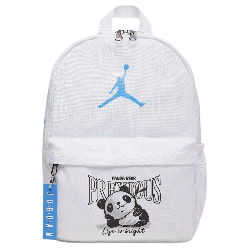 

Jordan Полиэстеровый рюкзак унисекс синий и белый, Panda 1