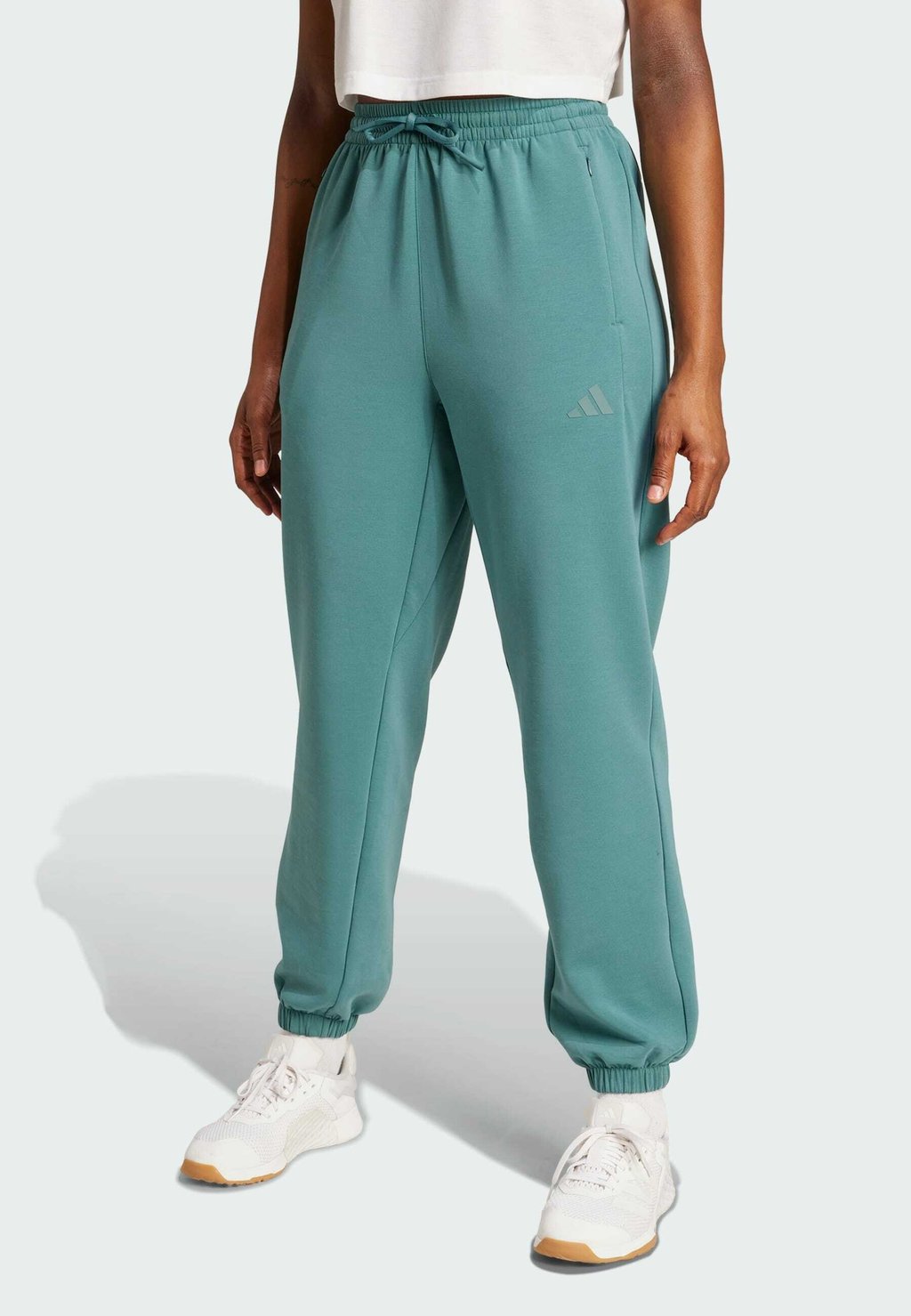 

Спортивные штаны WARM UP Adidas Performance, цвет Preloved Teal