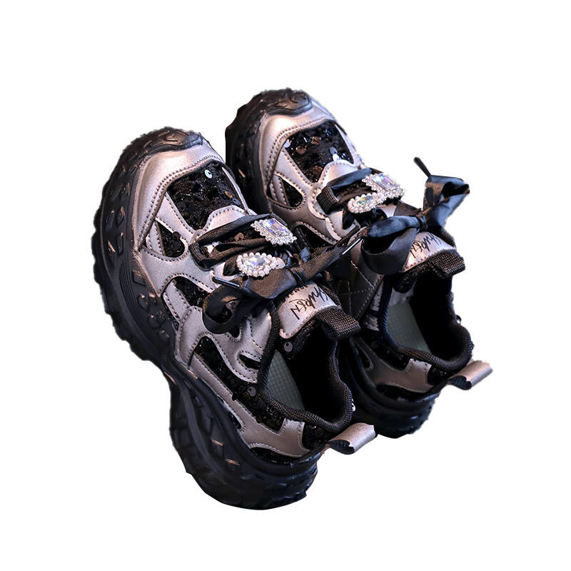 

Детская повседневная обувь для детей, кроссовки, кроссовки Kiss Duck, черный