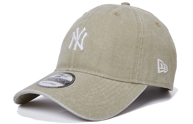 

New Era Хлопковая бейсболка унисекс бежевая
