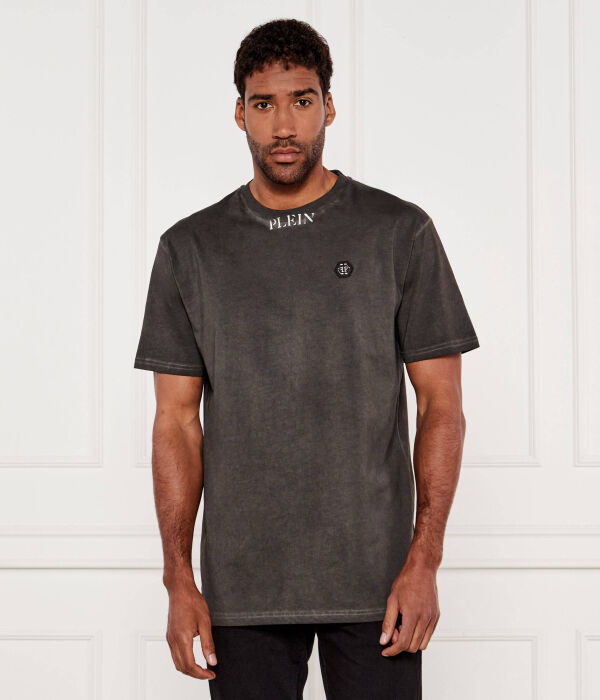 

Футболка из старой краски Regular fit Philipp Plein, черный