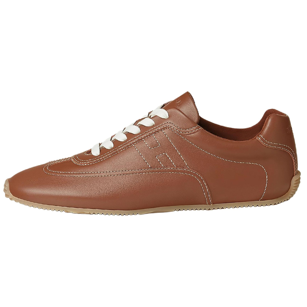 

HERMES Master Calfskin Low top Casual Shoes 06cm мужские Gold