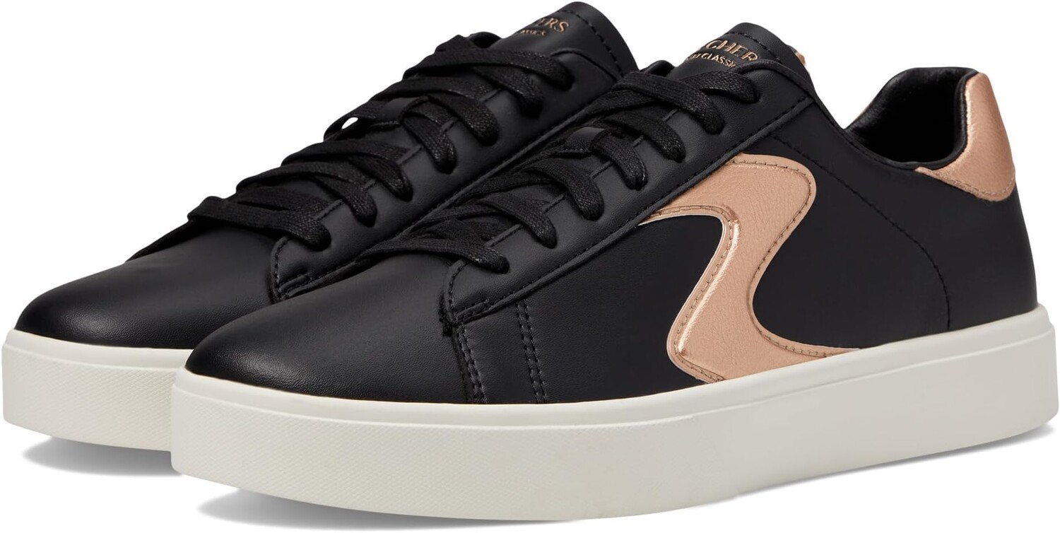 

Кроссовки SKECHERS Court Classics Eden LX - Beaming Glory, цвет Black/Rose Gold