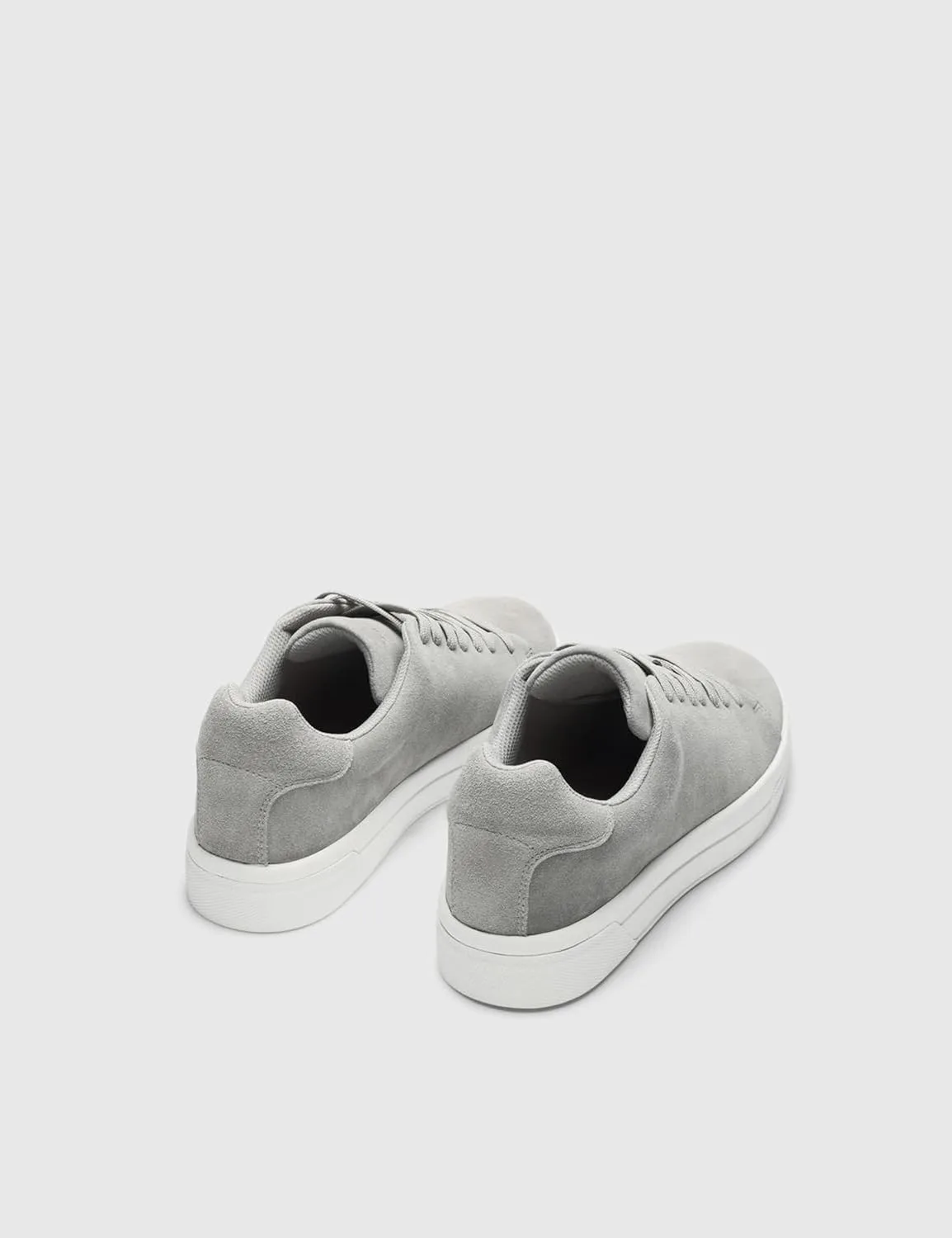 Мужские массивные замшевые кроссовки Slhdavid Chunky Suede Trainers 2.0 Noos Selected Men, серый — фото 3
