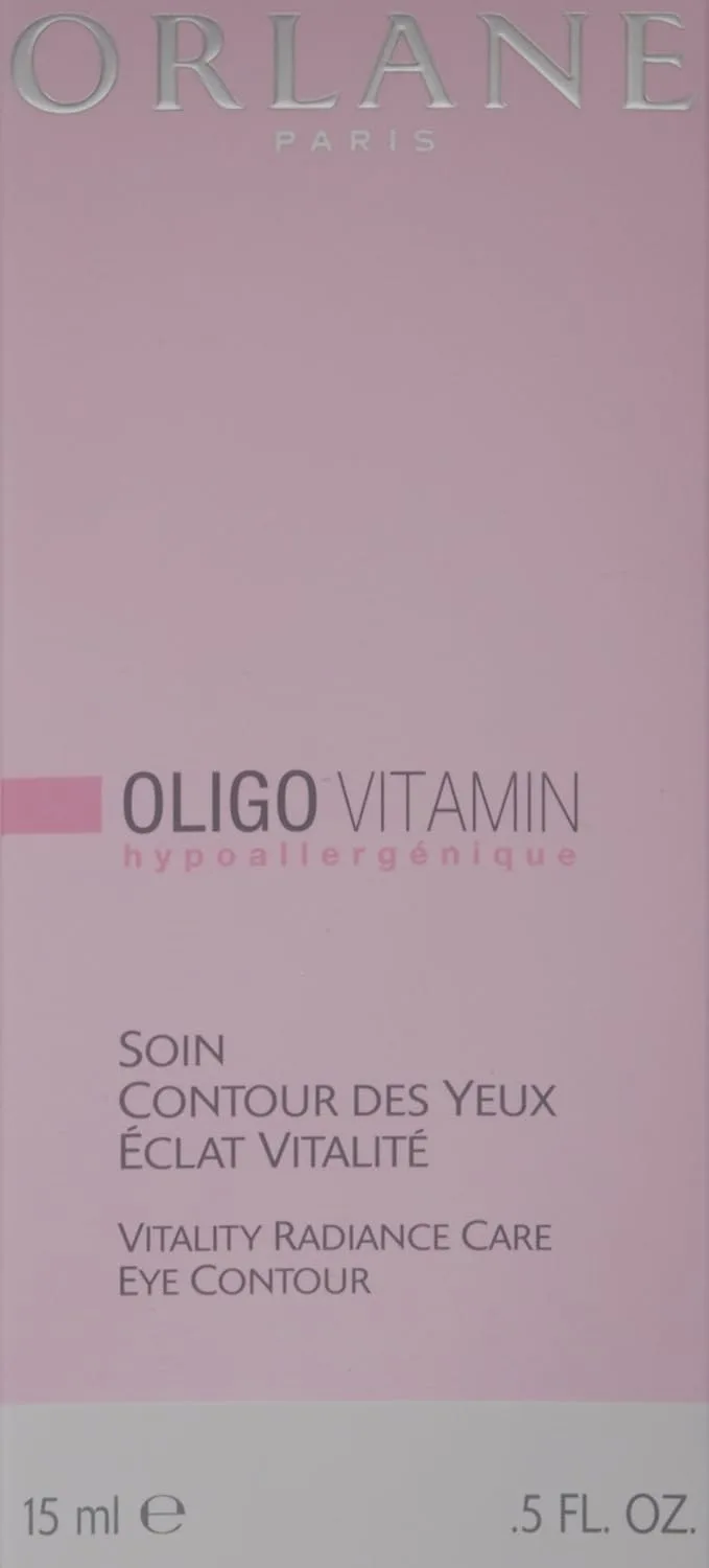 Orlane Paris Oligo Vitamin Vitality Radiance Care Eye Contour - успокаивающий гель для области вокруг глаз с роллером, крем от темных кругов и отеков, 15 мл — фото 2