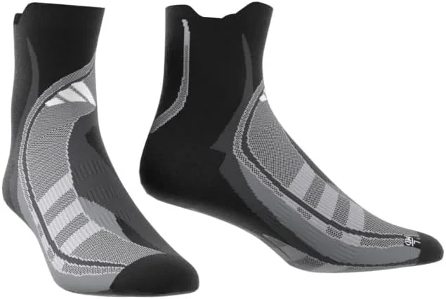 Детские носки Adidas Performance Designed for Sport с графическим принтом, унисекс, черный/белый/серый — фото 2
