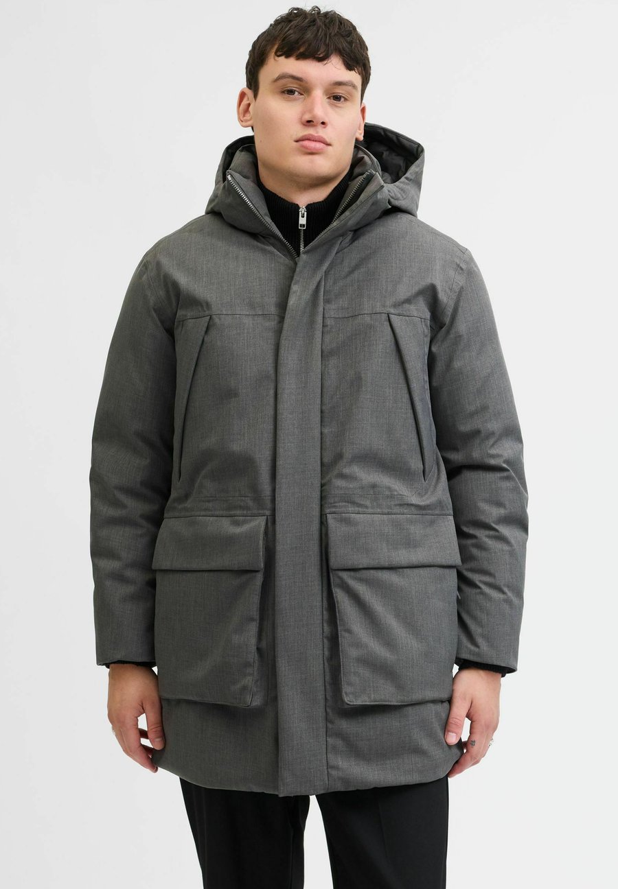 

Пальто Jack & Jones PREMIUM Winter coat, Dark Grey Melange/Mottled Dark Grey