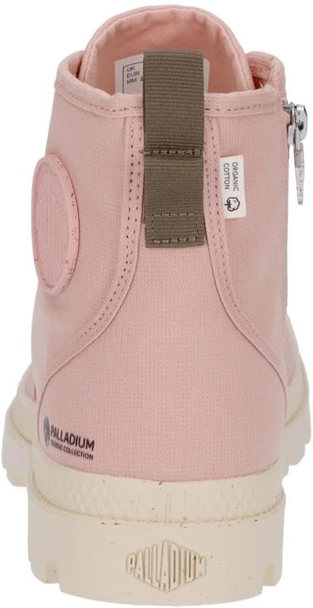 Кроссовки Palladium Pampa Hi Zip Organic, унисекс, розовый — фото 3