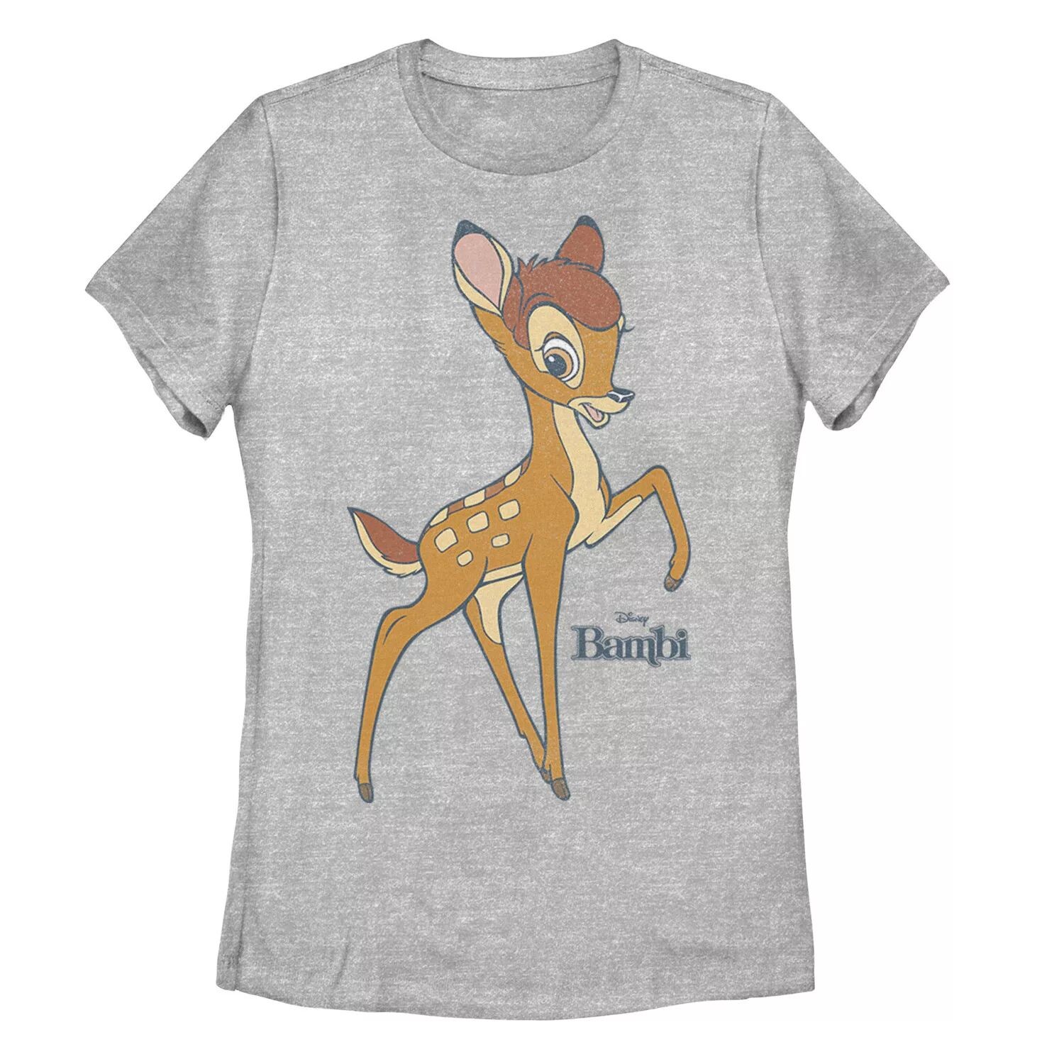 

Футболка с простым портретом и логотипом Disney Bambi для юниоров Licensed Character