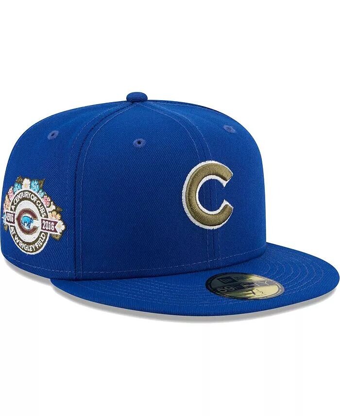 

Мужская приталенная шляпа Royal Chicago Cubs 100th Anniversary Spring Training Botanical 59FIFTY New Era