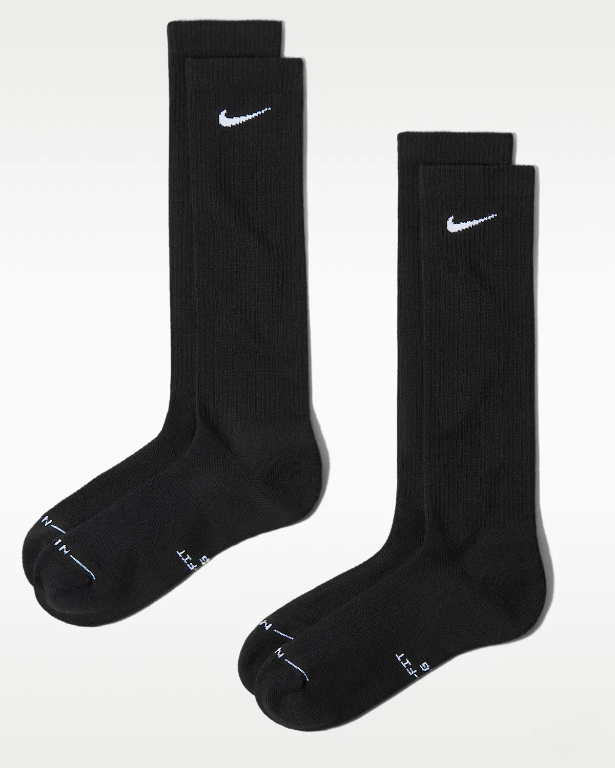 Nike Everyday Elevated гольфы (2 пары), Black/White
