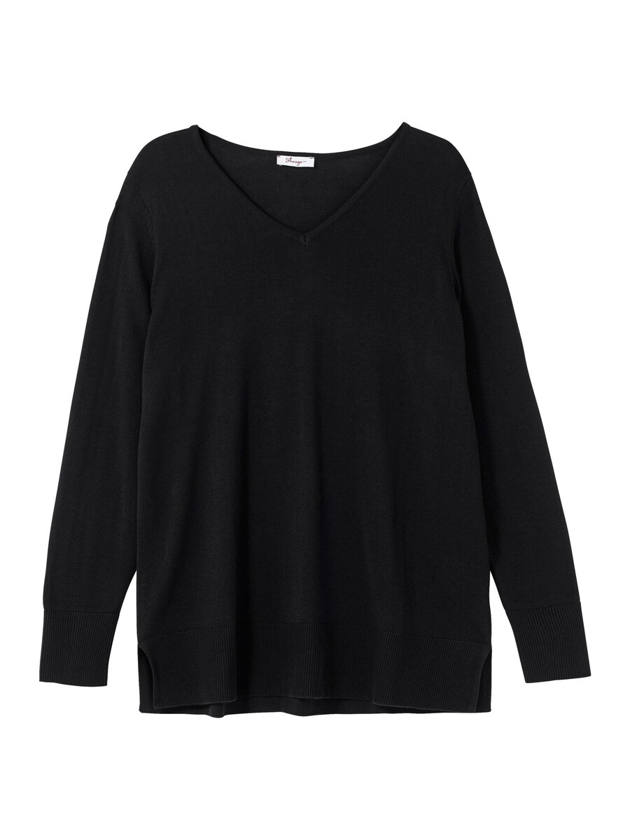 

Тонкий вязаный свитер SHEEGO Sweater, черный