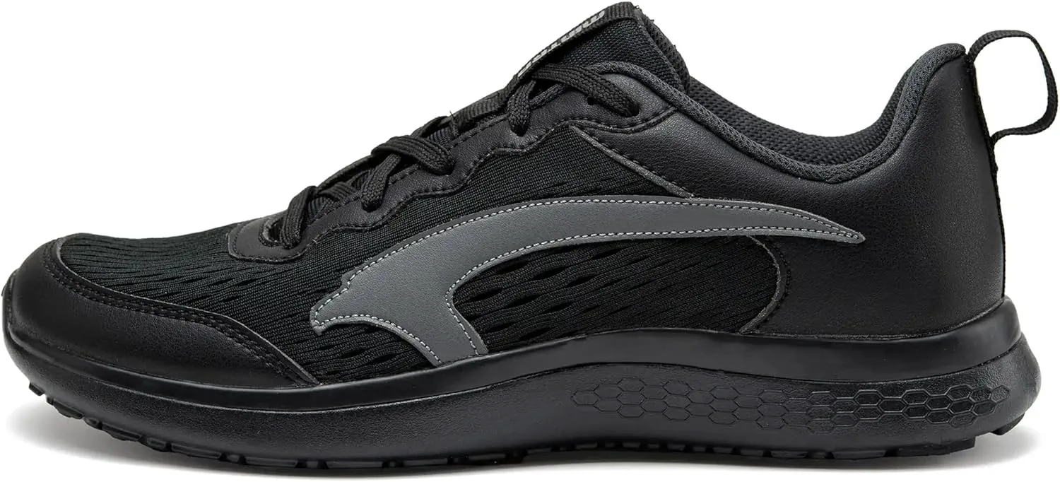 Кроссовки Mintra Sports Mens Edge - для бега, прогулок, повседневной носки, модные, легкие, дышащие, спортивные, гибкие, для зала, тренировок, йоги Mintra Office, черный/серый — фото 4
