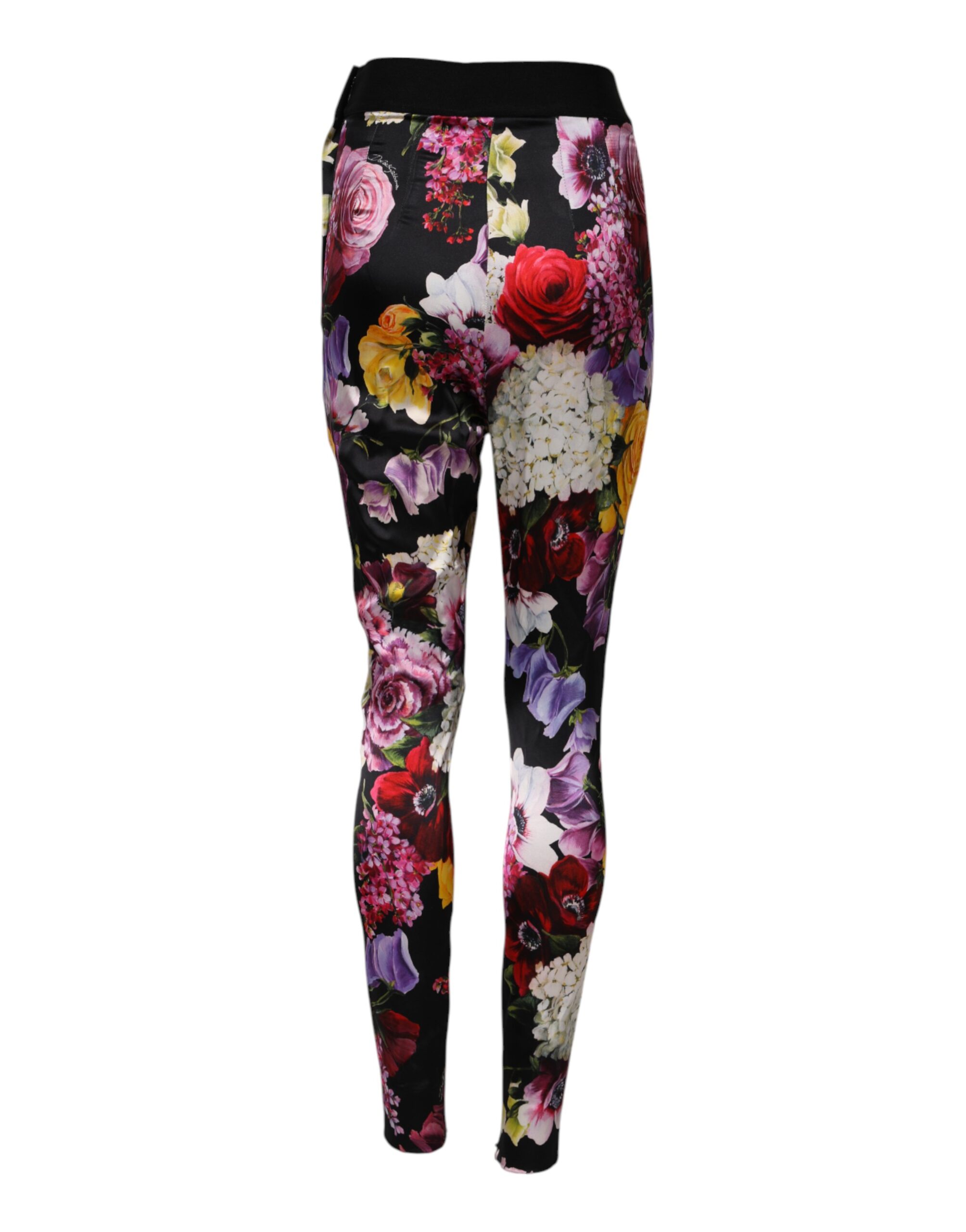 Джинсы Multicolor Floral Legging Stretch Waist Pants Dolce & Gabbana, мультиколор — фото 2