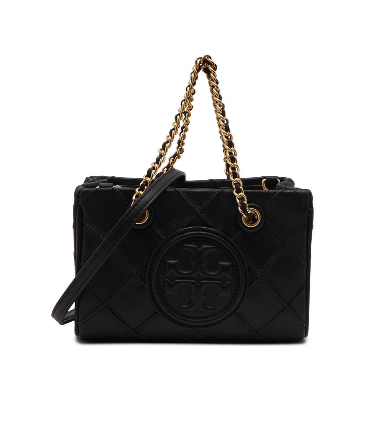 

Сумка через плечо TORY BURCH Fleming Soft Mini Chain, черный