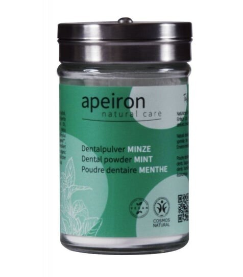 

Зубной порошок, МЯТА, Cosmos Natural, Веган, 40 г Apeiron