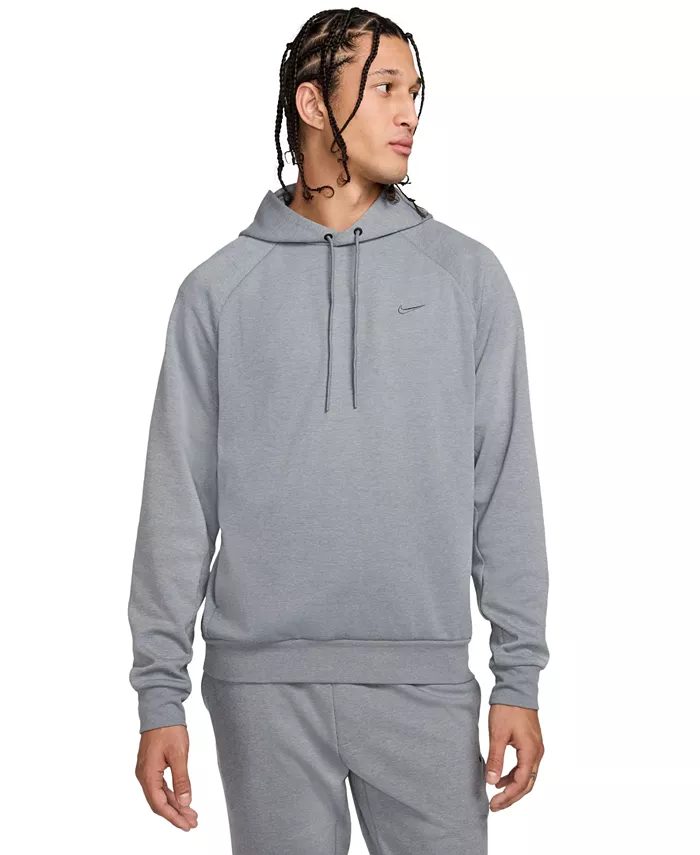 

Мужская универсальная толстовка с капюшоном Primary Dri-FIT UV Pullover Nike, серый