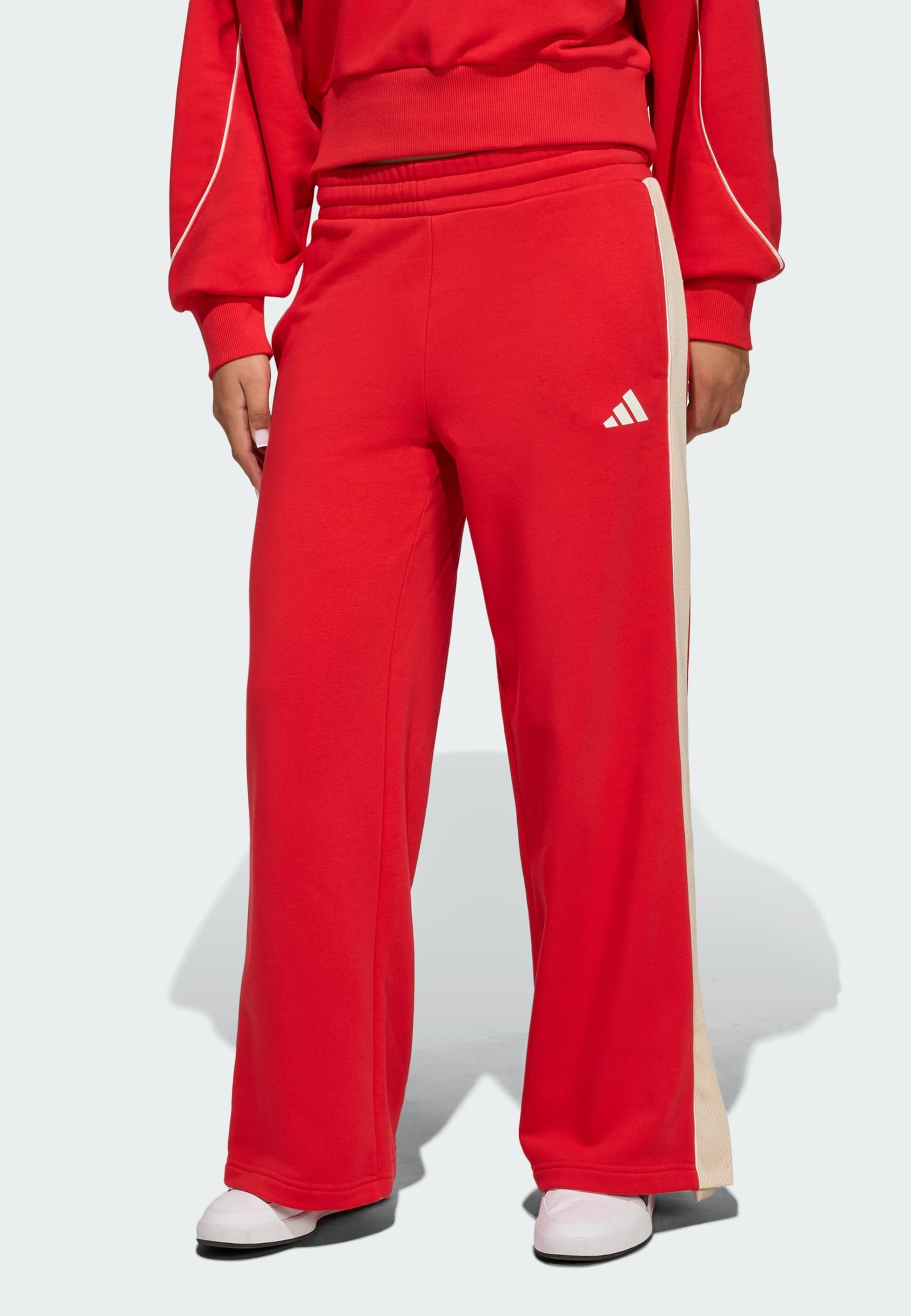 Adidas Sportswear Широкие спортивные штаны 'Stadium' в красном цвете — фото 2