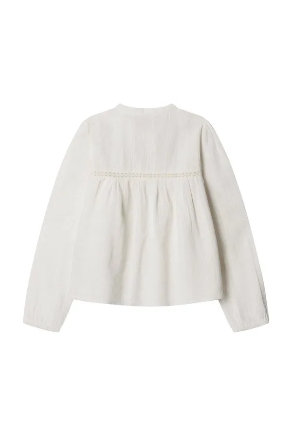 Блузка на пуговицах цвета вереска Pepe Jeans, Mousse White — фото 2