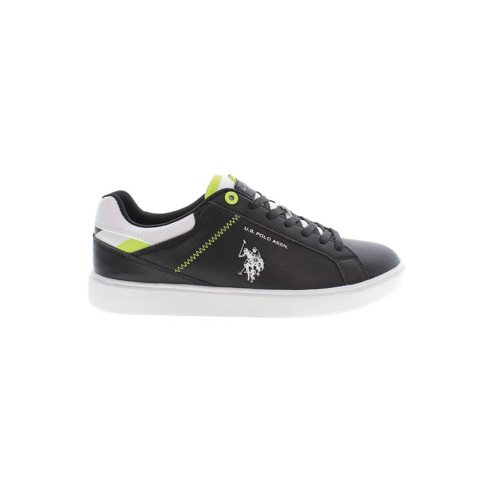 

Черные мужские кроссовки из полиэстера U.S. Polo Assn.