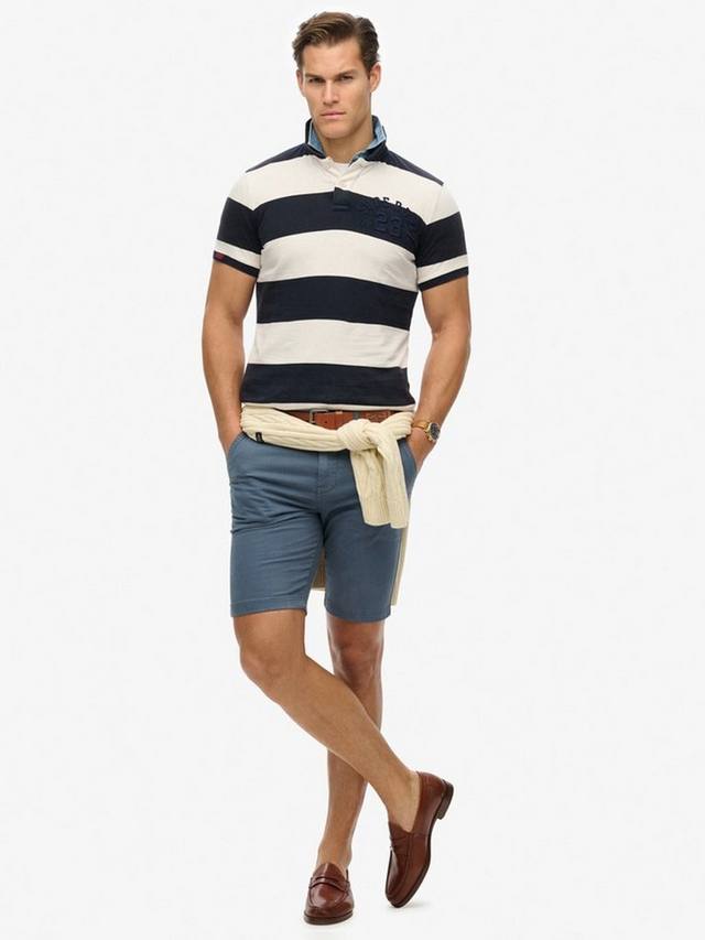 

Винтажные интернациональные шорты Superdry, цвет Washed Blue
